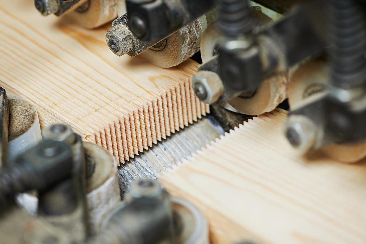 Wood,Plank,Finger,Jointing,Process,On,Factory,Manufacture,Production,Line