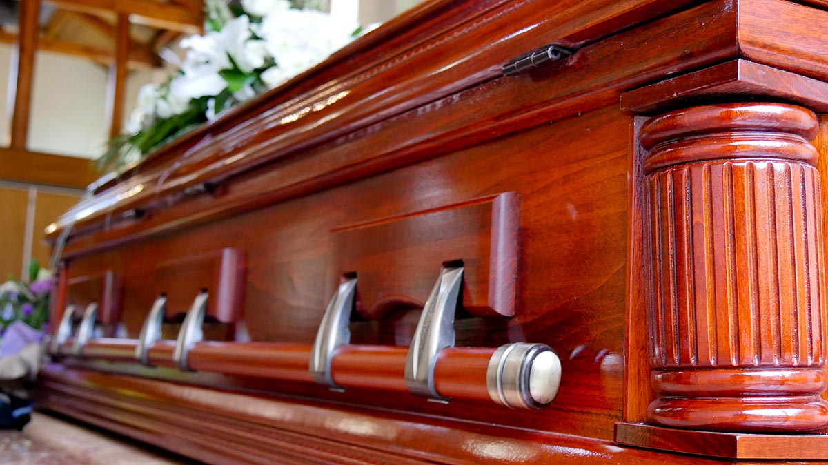 Closeup,Shot,Of,A,Colorful,Casket,In,A,Hearse,Or